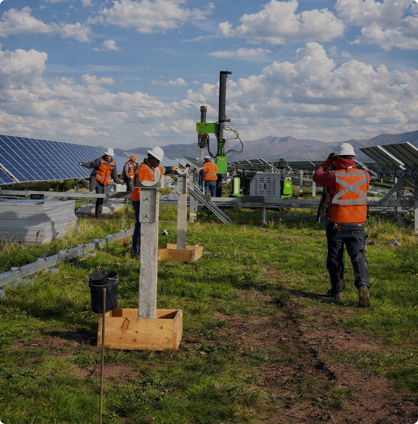 Construcción y mantenimiento de parques solares